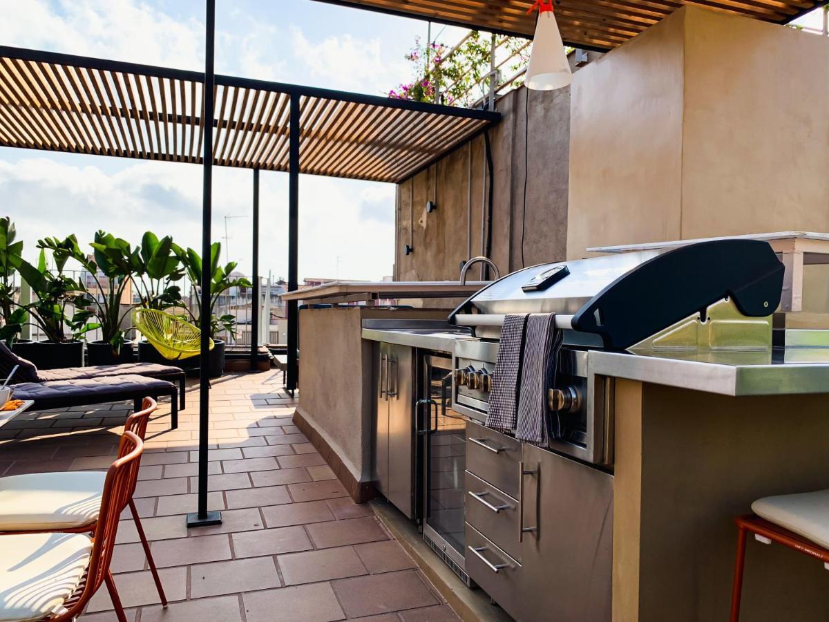 Incredible 2Br Penthouse With Urban Rooftop Garden Barselona Dış mekan fotoğraf